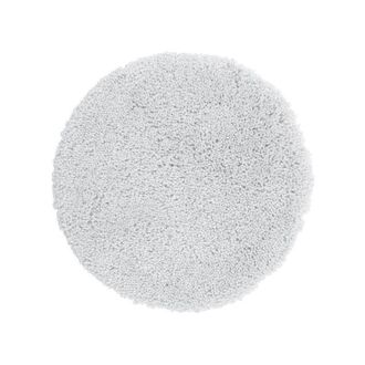 Spirella Spirella - Alfombra De Ba&ntilde;o Redonda De Microfibra Highland &Oslash;110cm Blanco