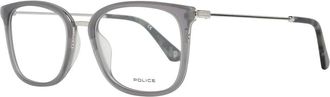 Police Accessoires, Heren, Grijs, ONE Size, Grijze Optische Monturen Vierkante Stijl
