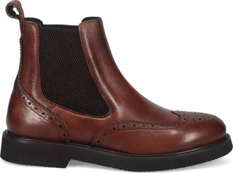 Sangiorgio Chelsea Boots, female, Brown, Size: 6 US Brown Ankle Boots for Winter Style