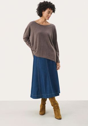 Part Two Pullover Loose fit taupe