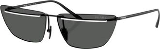 Prada PR C52S Zonnebril - Dames - Zonnebrillen - Zwart - 64 MM - Accessoires