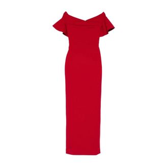 Solace London Maxi Dresses, female, Red, 2XS, Cielo maxi dress