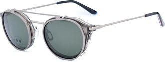 Vuarnet Unisex Vl1806 Clipon Sunglasses - Grey Silver Steel - One Size