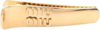 Miu Miu Pre-owned Fermaglio per capelli - - Pre-owned - Donna - Giallo - ONE SIZE