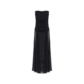 Bond-Eye Arlo Maxi Jurk - Dames - Maxi kleedjes - Zwart - M/L - Nylon - Kleedjes