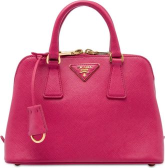 Prada Pre-owned Prada Small Saffiano Lux Promenade Satchel Ladies E61J1P6F7TL23JXN