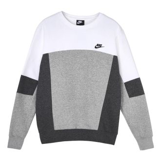 Nike MENS Sportswear Splicing Crew-neck Sports White CZ9967-100