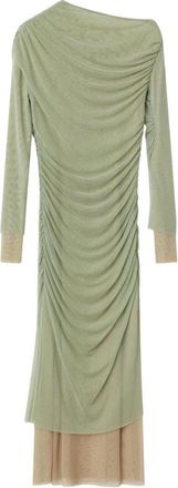 Day Birger Et Mikkelsen Elegante Mesh Jurk - Dames - Casual kleedjes - Groen - XS - Polyester - Kleedjes