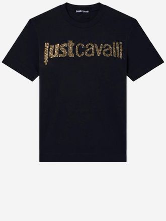 Just Cavalli Baumwoll-T-Shirt mit Logo