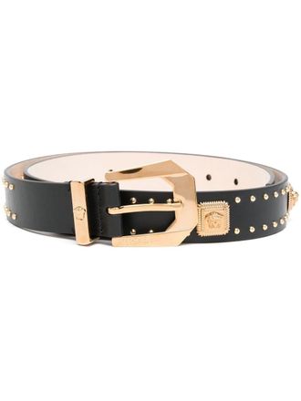 Versace Medusa Heritage studded belt - Black