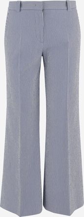 Ql2 Quelledue Ql2 Pantaloni Donna in Misto Cotone Stretch a Righe