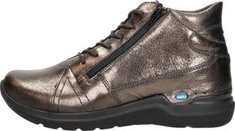 Wolky Why Veterlaars - Dames - Veterlaarzen - Bruin - 42 EU - Wol - Schoenen
