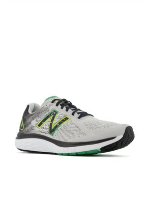 New Balance Mens 680V7 Shoe In Grey/black/lemonade