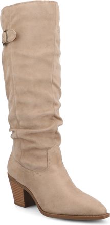 Journee Collection Womens Kaleah Knee High Wide-Calf Slouchy Boots