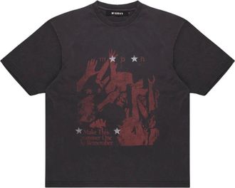 Misbhv Misbhv, Tops, Heren, Zwart, XL, Katoen, Mudd Club T-Shirt