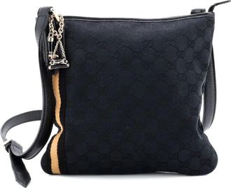 Gucci Jolicoeur Messenger Bag GG Canvas crossbody bag - Zwart