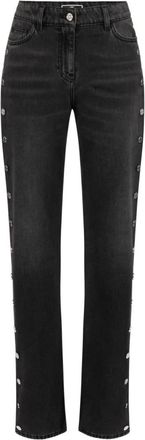 Elisabetta Franchi Boot-cut Jeans - Dames - Bootcut Jeans - Zwart - W30 - Katoen - Jeans