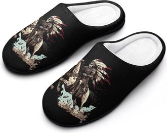 Generic Tamalpais Chiefs Womens Slippers Warm House Slippers Indoor House Shoes with Anti-Skid Rubber Sole