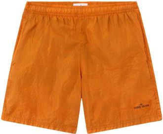 Stone Island Nylon Metal Zwemshorts - Heren - Strandmode - Oranje - S - Nylon - Badmode