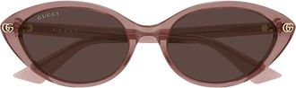 Gucci Sunglasses Gg2110 S 004 Pink/Brown Women