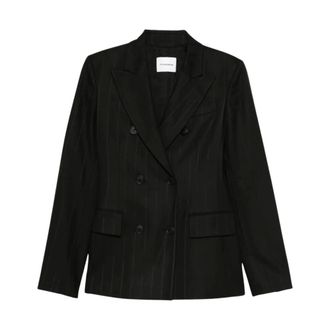 Andamane Dames, Jassen, Zwart, Maat: 2XS Leer