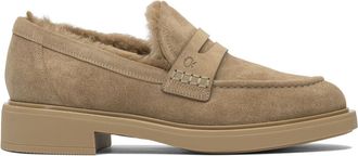 Gianvito Rossi Beige Rubber Instappers