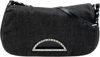Dior Pre-owned Shoulder Bags, female, Black, Size: ONE SIZE Pre-owned Vintage Shoulder Bag