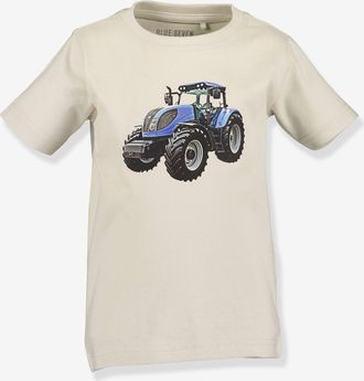 Blue Seven T-Shirt mit Traktor Jungen BLUE SEVEN wollwei&szlig;