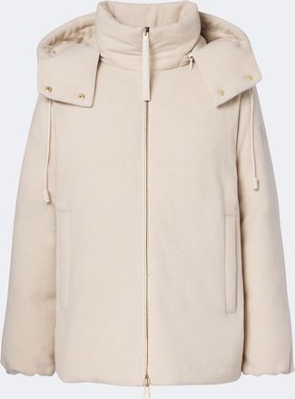 Moncler Vivante wool and cashmere down jacket