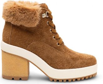 Hogan Faux Fur Ankle Boots