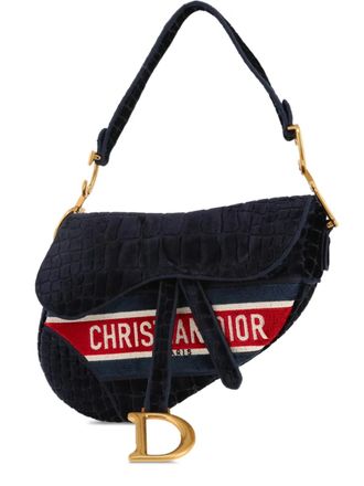 Dior Borsa a spalla Saddle 2020 - Blu