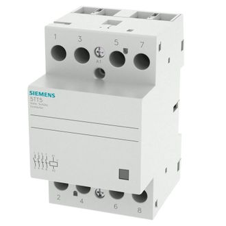 SIEMENS Contactor 40a Ac1 440vac 4no 5tt58400