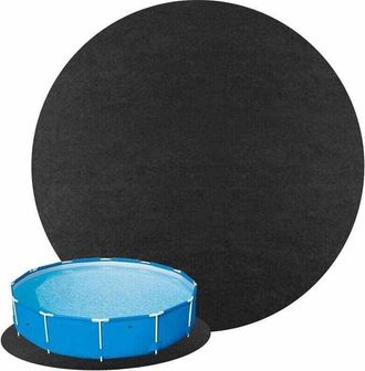 Elle Alfombrilla Para Piscina De 4x4 M - Fieltro Absorbente Antideslizante - Resistente Al Desgaste - Protecci&oacute;n Para Jacuzzis