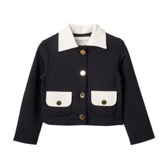 Viktor & Rolf Cropped Blazer - female - Viktor & Rolf - Blazers - Black - M - Jackets