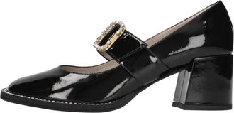 N&deg;21 Schoenen, Dames, Zwart, 39 EU, Leer, Lakleren Pomp