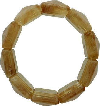 Olivia Welles Cammie Resin Stretch Bracelet in Brown at Nordstrom Rack
