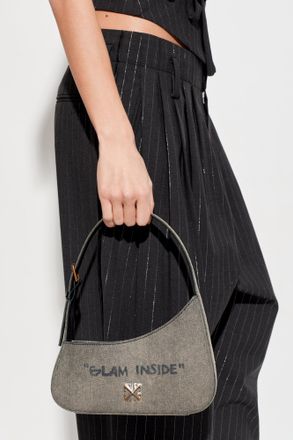 Off-white Jitney Shoulder Bag, Womens, Grey