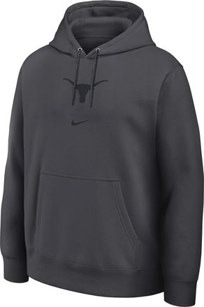 Nike Texas Washed Club Nike Mens College Pullover Hoodie in Grey | 16TW06FTXE-8R4