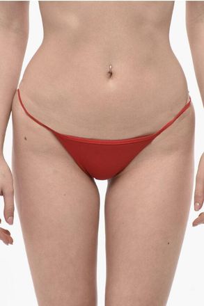 Dsquared2 Solid-Color Bikini Briefs With Printed Logo size 38