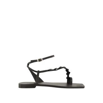 Johanna Ortiz Schoenen, Dames, Bruin, 40 EU, Leer, Dazzling Crest Sandalen