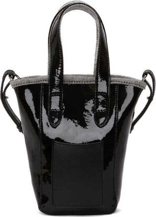 J.W.Anderson Belt Anchor Logo Mini Tote Bag Black > Shoulder