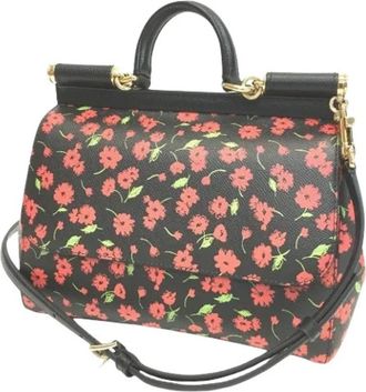 Dolce & Gabbana Pre-owned Handbag- Shoulder bag - Dames - Vintage Handtas - Veelkleurig - ONE Size - Leer - Vintage