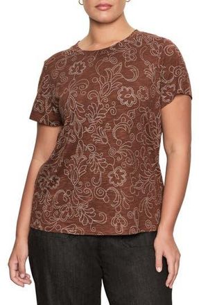 Sanctuary The Perfect T-Shirt in Boheme Brown at Nordstrom Rack, Size 1X