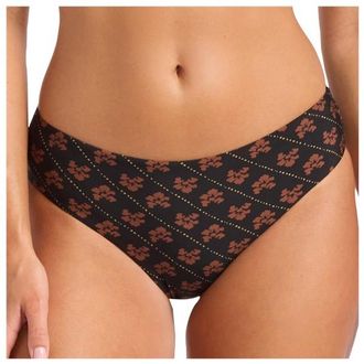 Seafolly Batik Bloom Retro Pant Bikini-Bottom f&uuml;r Damen | orange