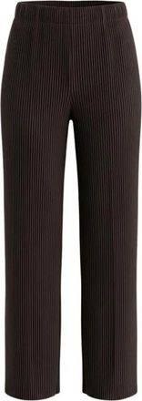 Issey Miyake Wide Broeken - Heren - Wijde Broeken - Bruin - M - Broeken