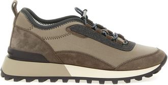 Brunello Cucinelli Brown Lace Up Sneakers