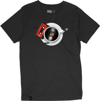 Dedicated T-Shirt Stockholm Morning Music T-Shirt f&uuml;r Herren | schwarz