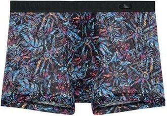 HOM Biscayne Boxer Briefs in Blue Print at Nordstrom, Size Xx-Large