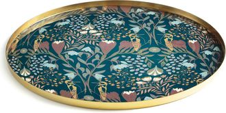 La Redoute Interieurs Bedrukt rond dienblad Louisa