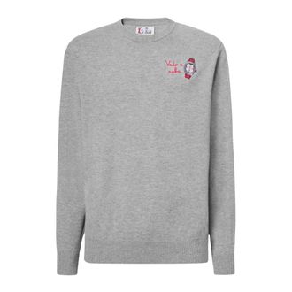 MC2 Saint Barth Heren, Truien, Grijs, Maat: XL Wol